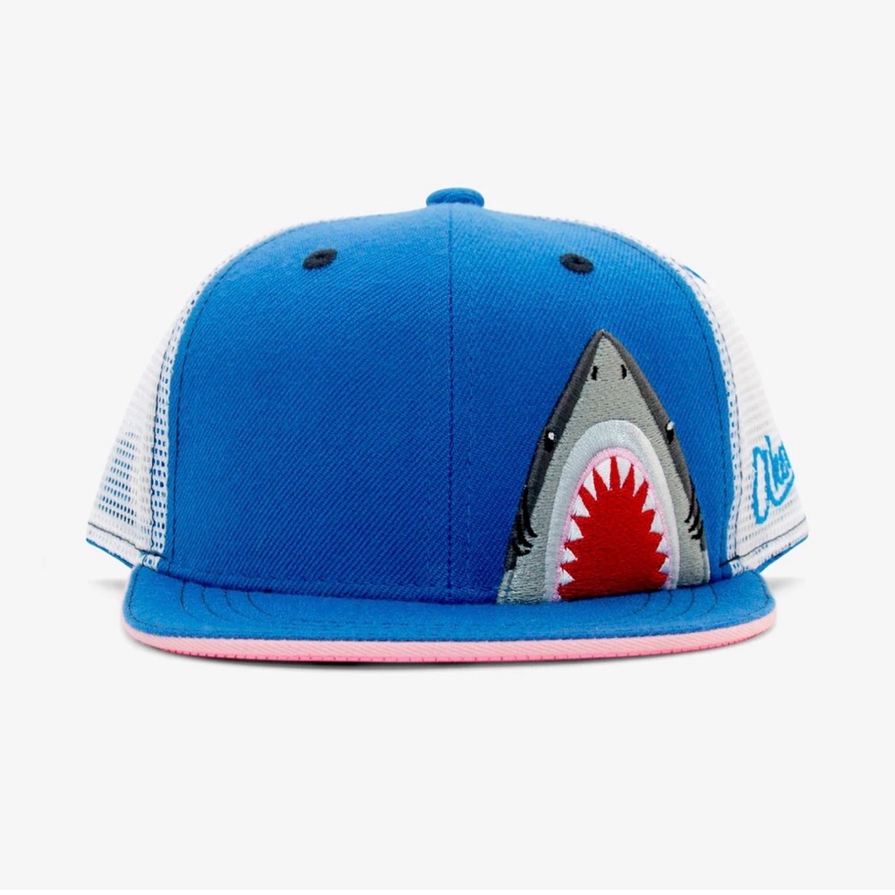 Aksels Kids Shark Flatbill Snapback Hat